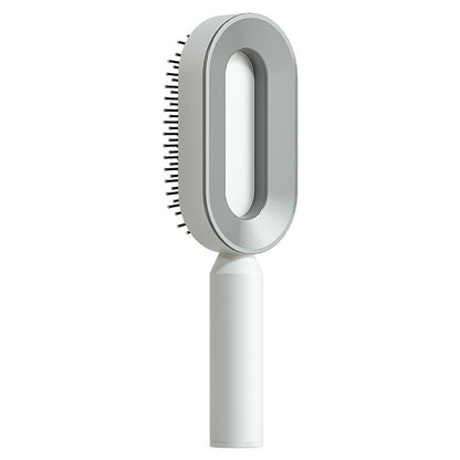 Self Cleaning Hair Brush For Women One-key Cleaning