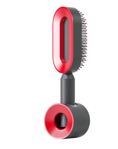 Self Cleaning Hair Brush For Women One-key Cleaning