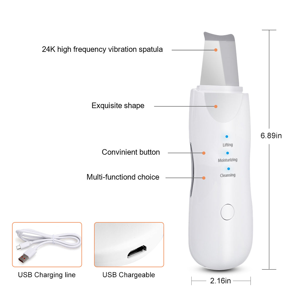 Ultrasonic Skin Scrubber Deep Face