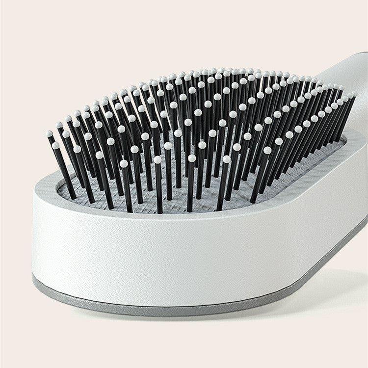 Self Cleaning Hair Brush For Women One-key Cleaning